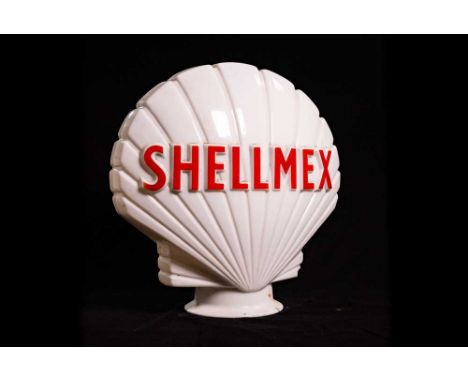 Marked ‘Webb’s Crystal Glass Co Ltd’ and ‘Property of Shell-Mex and BP Ltd’ with illegible date to base. Some damage to lower