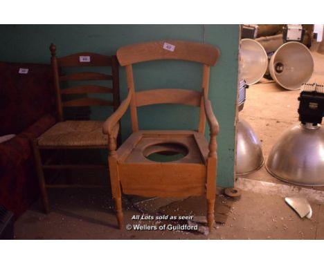 SIMPLE PINE COMMODE