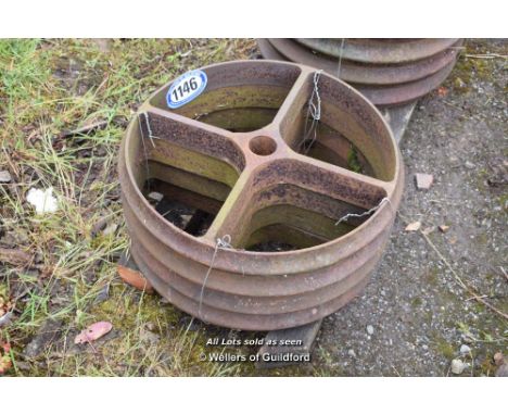 SET OF FOUR CAMBRIDGE ROLLER RINGS (NORMALLY USED FOR SHEPHERDS HUTS)