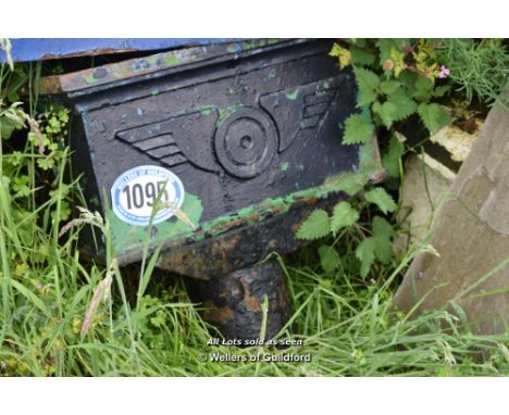 ART DECO CAST IRON RAIN HOPPER