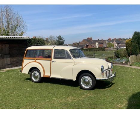 1967 Morris Minor 1000 TravellerRegistration no. MVT 247EChassis no. MAW5D1174780Odometer reading: 70,500 milesMOT Expiry: Ex