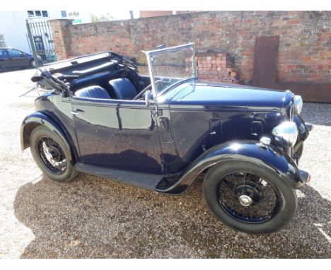 1935 Austin Seven OpalRegistration no. PSY 808Chassis no. 232536Odometer reading: 73,437MOT Expiry: Exempt*Rare Opal model*We