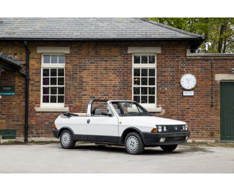 1986 Fiat Ritmo Cabriolet 100SRegistration no. FE 379847 - Not UK RegisteredChassis no. MPATFSHAT104009Odometer reading: 83,0