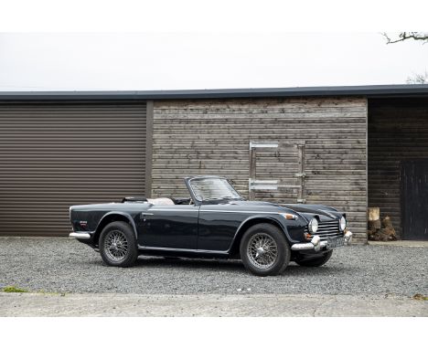 1968 Triumph TR5 Pi Overdrive ModelRegistration no. SHN 800FChassis no. CP1543Odometer Reading: 96,991MoT Expiry: Exempt*UK R