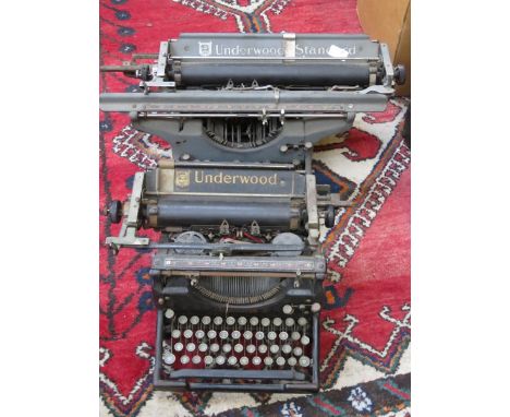 TWO VINTAGE TYPEWRITERS