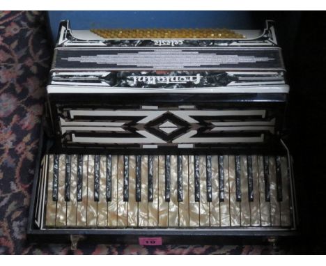 FRONTALINI CELESTE CASED PRE-WAR PIANO ACCORDION 