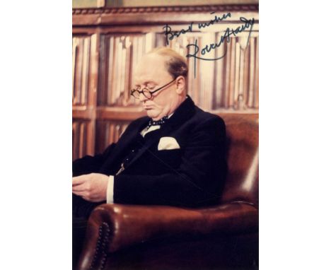 ACTORS: Selection of signed postcard photographs and slightly larger by various film and television actors including Billy Za