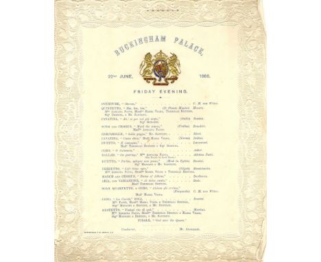 [BRITISH ROYALTY]: Selection of printed ephemera and invitations etc., relating to British Royalty and nobility etc., includi