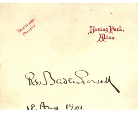 MILITARY & NAVAL LEADERS: Small selection of signed clipped pieces by various British Military and Naval leaders comprising R