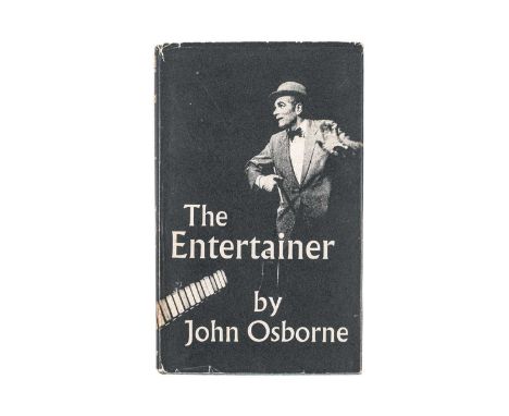 John Osborne The Entertainer First edition, small nibbles to unclipped dj, with a theatre programme of the First Production a