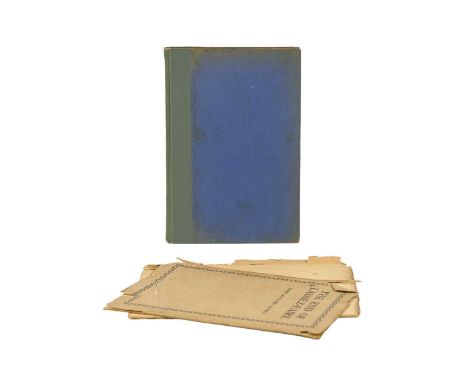 John Maynard Keynes The End of Laissez-Faire  First edition, original cloth backed boards sun bleached to edges, paper label 