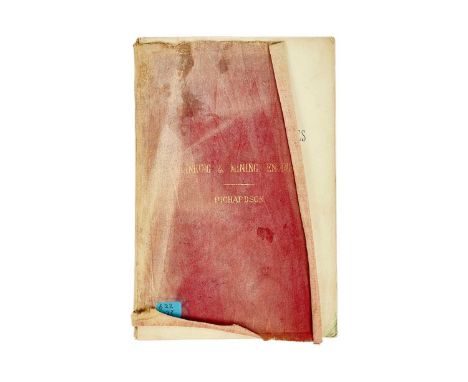 (Mining) John Richardson A Treatise on Sinking and Mining Engines Original thin cloth debound, sun bleached &amp;c. &amp;c., 