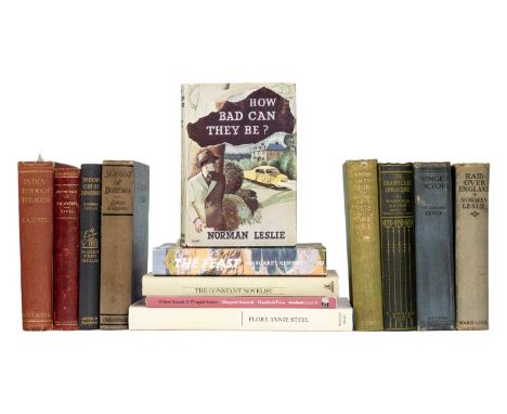 Fifteen works Norman Leslie. 'Winged Victory. A Novel,' original cloth, spotting to edge of leaves and text block, good, Thom