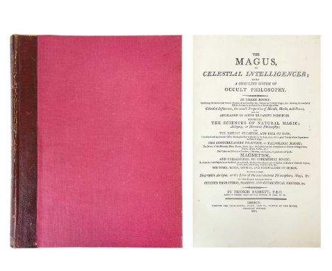 (Occult) Francis Barrett  The Magus, or Celestial Intelligencer; being a complete system of occult philosophy.  Second editio