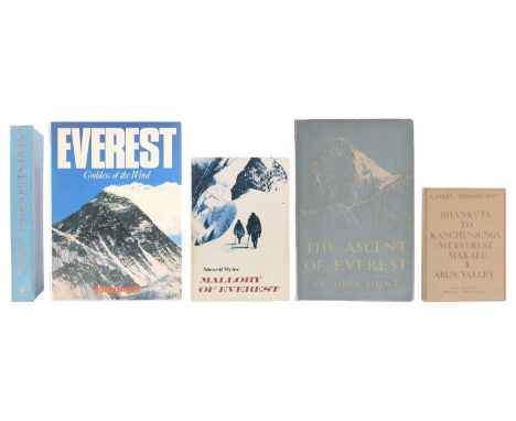 (Mountaineering and Everest) THE ASCENT OF EVEREST By John Hunt (1953) Hodder and Staunton First edition. Dust cover lightly 
