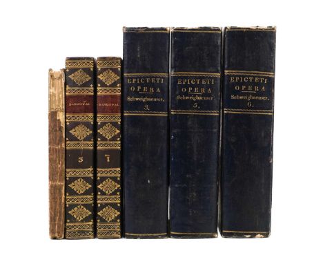 [Valentin Llanos Gutierriz] Sandoval; or The Freemason. A Spanish Tale Volumes I and III only, half morocco with marbled boar