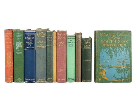 (South Pacific Islands) Twelve good works  Frederick O'Brien. 'Mystic Isles of the South Seas,' first edition, decorative clo