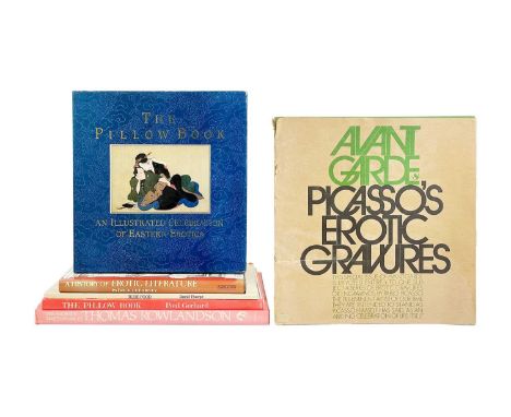 (Erotica) Six works 'Avant Garde #8. Picasso's Erotic Gravures,' printed wraps somewhat tatty and torn, slight spotting and w