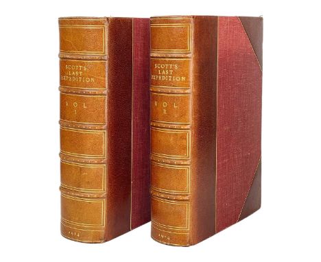 (Antarctic Exploration) Leonard Huxley (ed) Scott’s Last Expedition in Two Volumes. Vol I Being Journals of Captain R. F. Sco