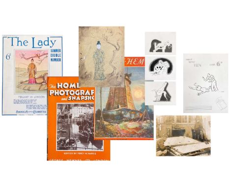 Frederick ROBERTS JOHNSON (1900-1986) Artwork and ephemera related to the artist  Including comic sketches for publication, i