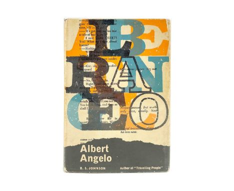 B. S. Johnson Albert Angelo  First edition, orignal cloth, very small tears and nibbles to unclipped dj mostly to ends of fol