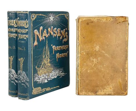 (Artic Exploration) Fridtjof Nansen The Norwegian Polar Expedition 1893-96, or "Farthest North" First edition, two volumes, d