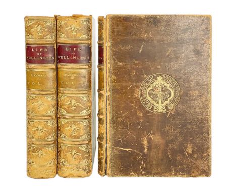 MAXWELL, W H Life of Field-Marshal His Grace the Duke of Wellington  Three volumes set published by Henry G Bohn, London, 186