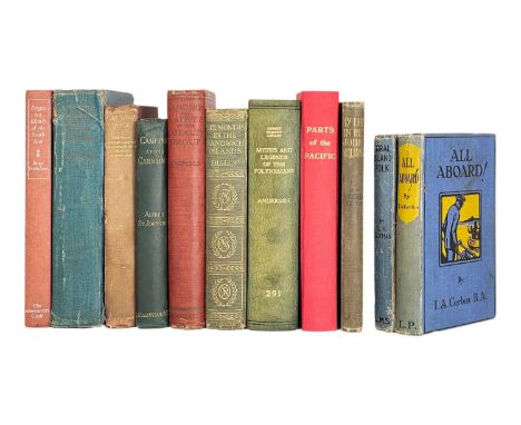 (Pacific Islands) Eleven good works  Alfred St. Johnston. 'Camping Among Cannibals,' first edition, original dark green cloth