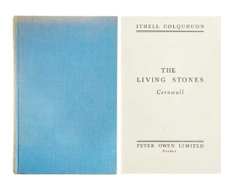 Ithell Colquhoun The Living Stones First edition, original cloth, lacks dj, small amount of light spotting to the edge of tex
