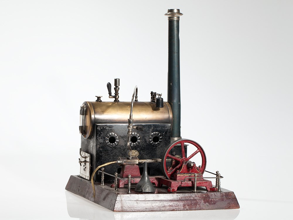 Stationary Locomobile Toy Steam Engine, around 1900/20 Germany, around ...