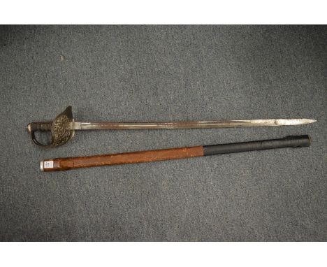 A George V sword and scabbard.