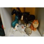 Beswick and other decorative china to include horses etc.