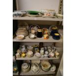 A large quantity of decorative china to include Clarice Cliff Crocus Pattern.