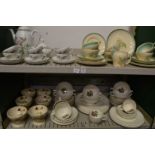 Various part tea and dinner services to include Susie Cooper.
