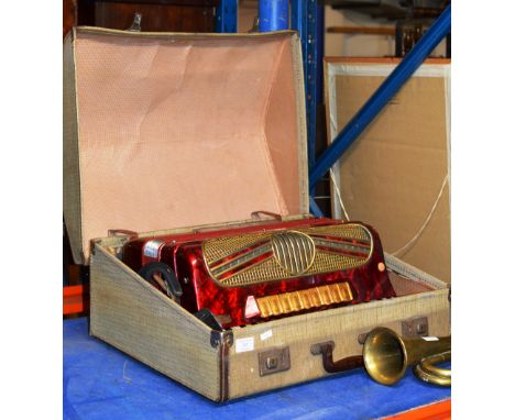 HOHNER ACCORDION WITH CARRY CASE     