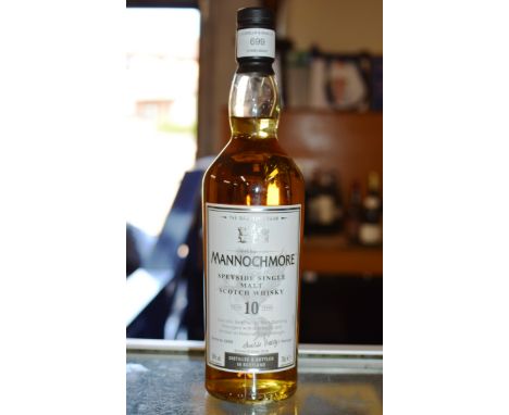MANNOCHMORE - THE MANAGER'S DRAM, 10 YEAR OLD SPEYSIDE SINGLE MALT SCOTCH WHISKY - 70CL, 58% VOL     