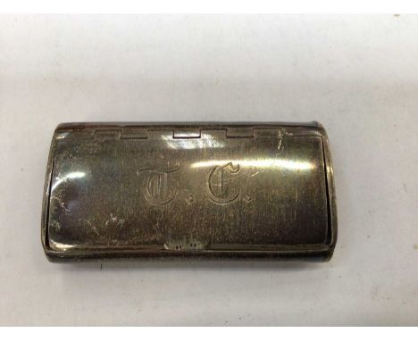 Early 19th century silver snuff box