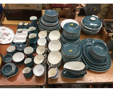 Extensive Poole pottery tea and dinnerwareCondition report: Set generally appears to be in good order with overall age relate