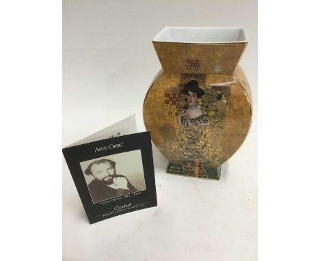 Artis Orbis for Goebel ‘Klimt’ vase, limited edition of 1500, with certificate, 24cm highCondition report: In good order with