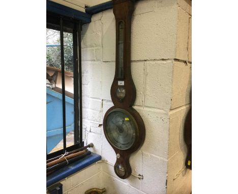 Victorian mahogany cased barometer