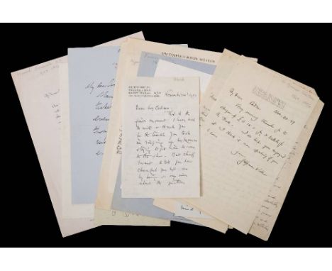 ARTIST'S LETTERS : a collection of fifteen ALs to the portrait artist Maurice Codner R.A. (1888 - 1958) from fellow artists o