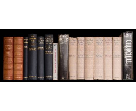 CHURCHILLIANA : Marlborough His Life and Times, 2 vols, org. morocco backed cloth boards, 8vo, Harrap, reprint, 1949. The Unk