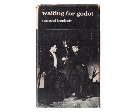 BECKETT, Samuel - Waiting for Godot : first edition in edge worn dust wrapper, with age discolouration, 1956.