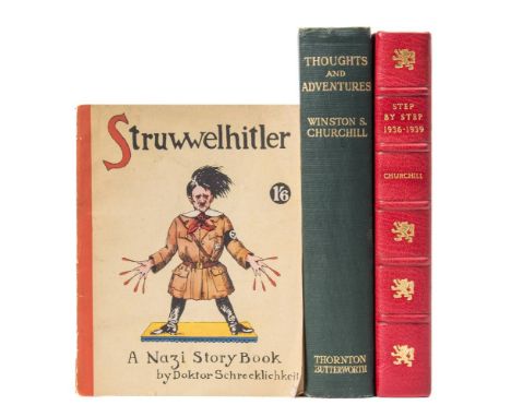 CHURCHILL, Winston S - Step By Step 1936-1939 : full crimson morocco by Bayntun-Riviere, 8vo, Thornton Butterworth, first ed,