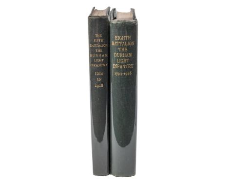 RAIMES, Major A.L - The Fifth Battalion the Durham Light Infantry 1914-1918 : illust, org. cloth, tall 8vo, 1931. With - Veit