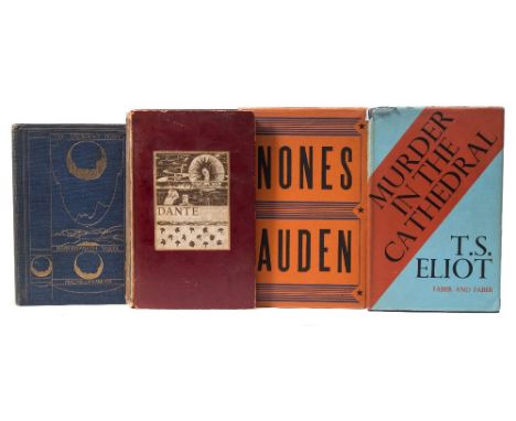 AUDEN, W.H - Nones : org. cloth in d/w, 8vo, Faber, first ed, 1952. With three others.(4)