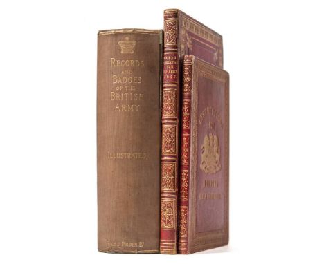 LYSONS, D - Instructions for Mounted Rifle Volunteers : elaborate red gilt calf, 8vo, 1860. With - Regulations for the Dress 