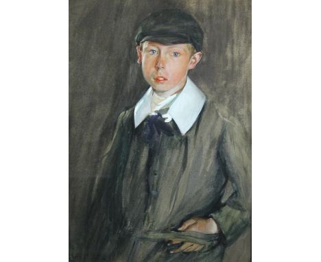 § Steven Spurrier, RA, ROI, RBA (British, 1878-1961) Portrait of the young Cyril Kewell, 1908 signed lower left with initials