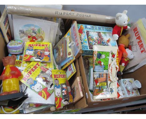 A Collection of Robert The Bear Toys, Games, Books, Magazines, collectables to include an early 1970's Codeg Productions Mone