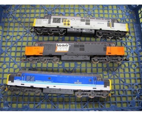 Three "OO" Gauge Class 37 Diesel Locomotives, comprising of Bachmann, R/No 37239, 'The Coal Merchants Association of Scotland